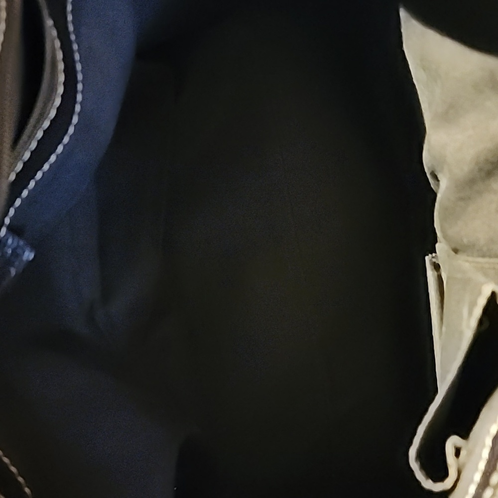 CELINE LEATHER SATCHEL - Picture 6 of 6